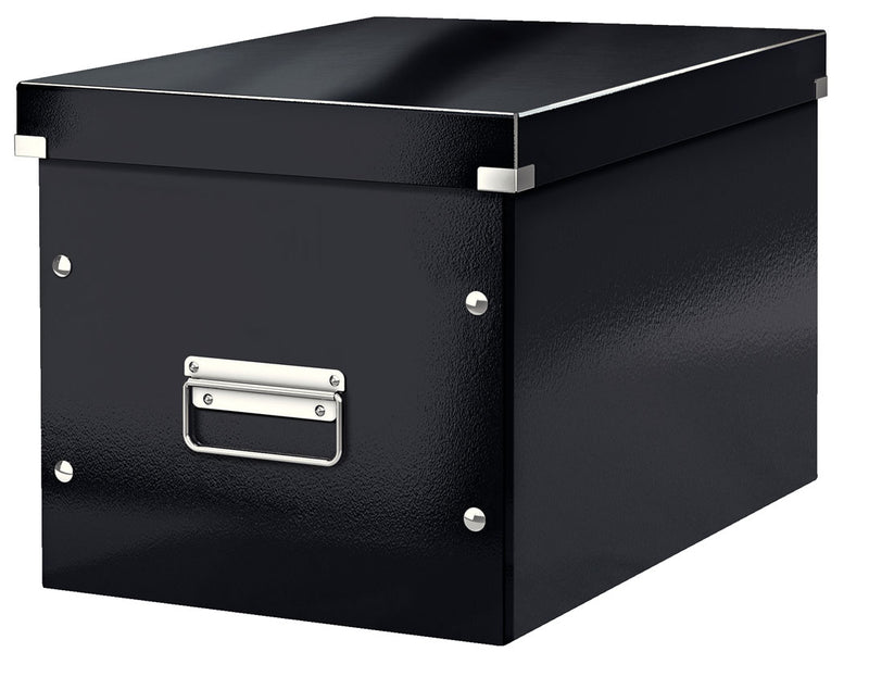 Cutie Click&Store Mare Cub Neagră 320x310x360mm - Leitz