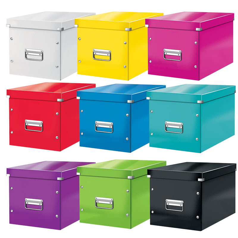 Cutie Click&Store Mare Cub Roșie 320x310x360mm - Leitz
