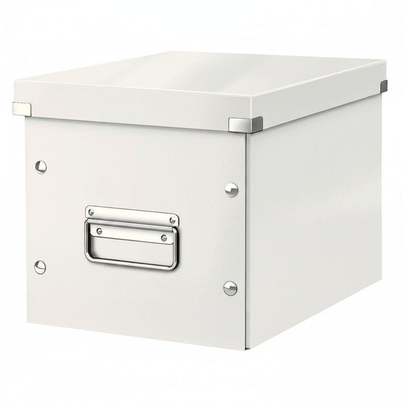 Cutie Click&Store Medie Cub Albă 260x240x260mm - Leitz