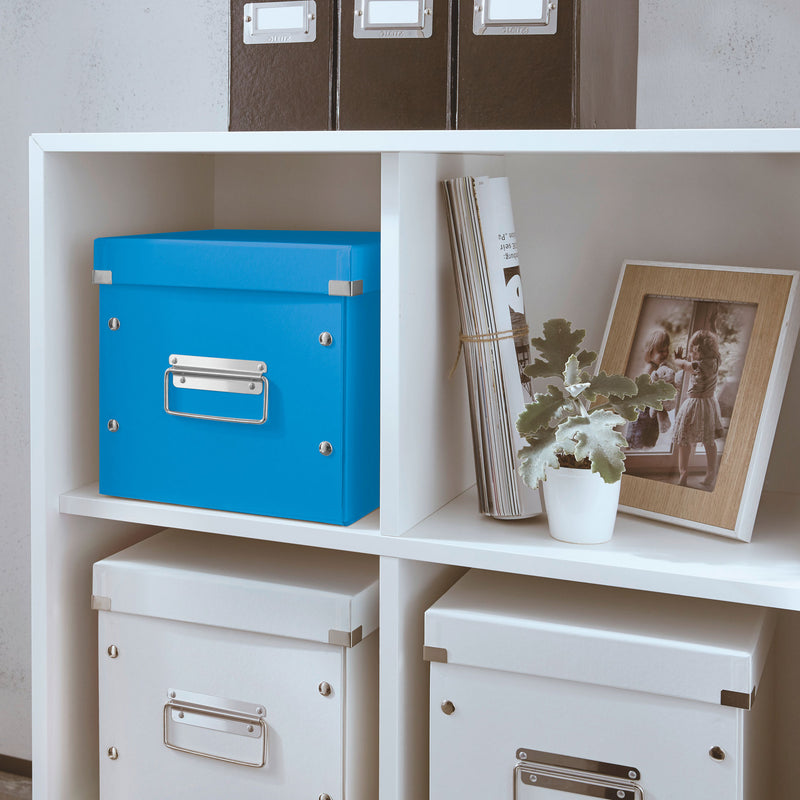 Cutie Click&Store Medie Cub Albastru 260x240x260mm - Leitz