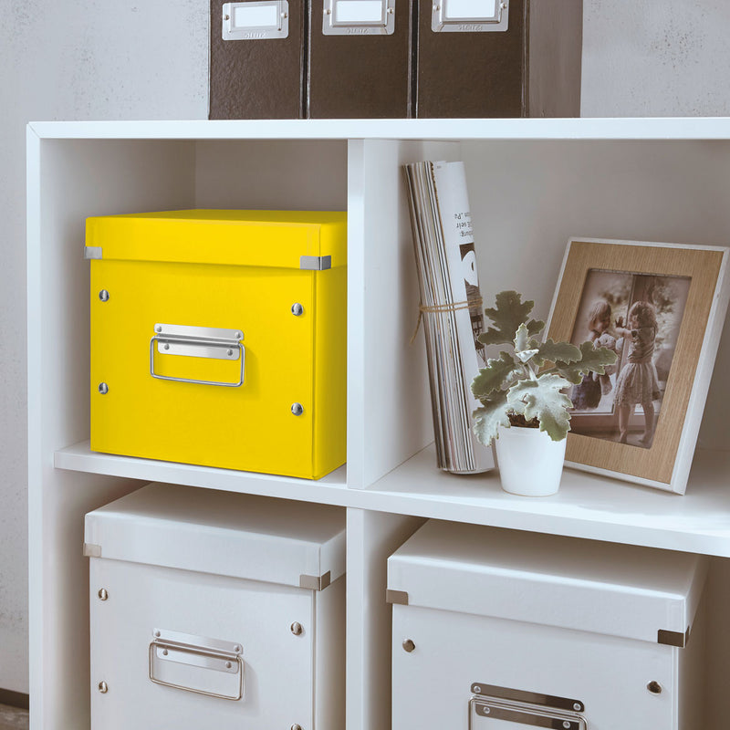 Cutie Click&Store Medie Cub Galbenă 260x240x260mm - Leitz