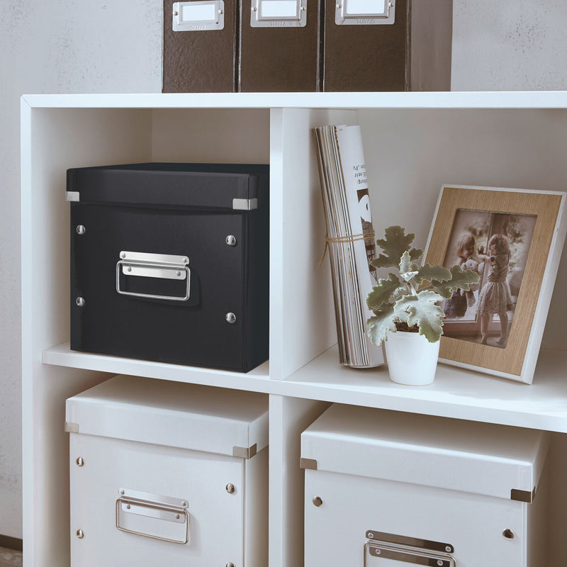 Cutie Click&Store Medie Cub Neagră 260x240x260mm - Leitz