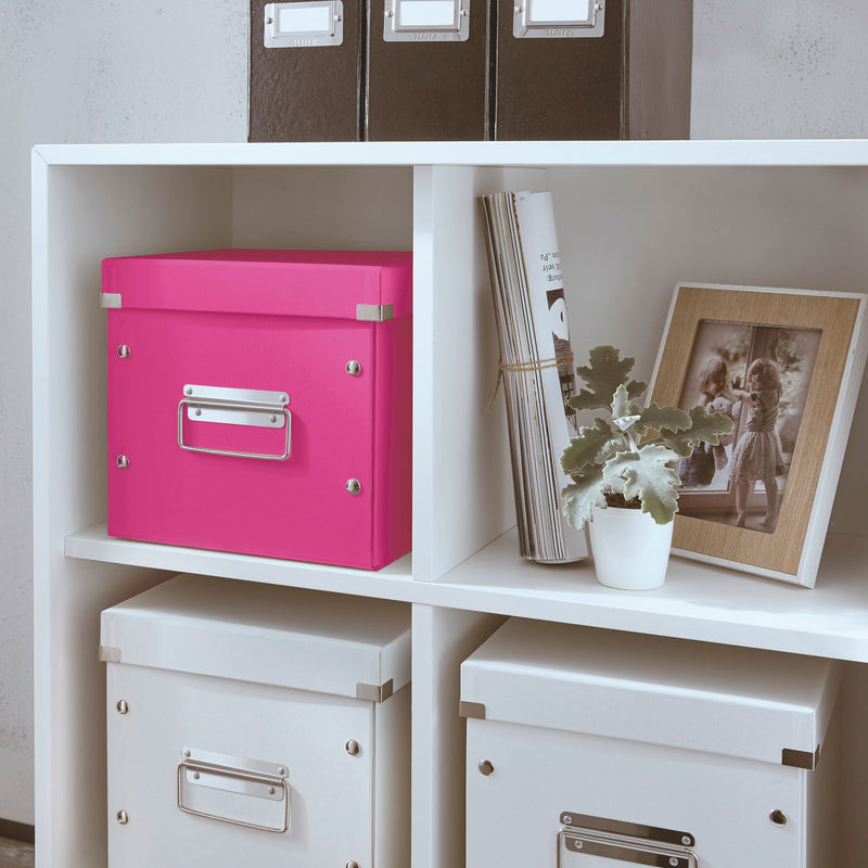 Cutie Click&Store Medie Cub Roz 260x240x260mm - Leitz