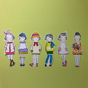 Cutie Creativă cu Role pentru Colorat Little Designer Primăvară 3 Buc/Set Stick'n