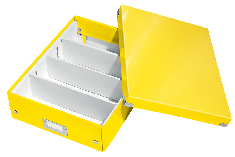 Cutie Organizer Medie Galbenă Click&Store 281x100x370mm - Leitz