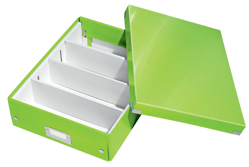 Cutie Organizer Medie Verde Click&Store 281x100x370mm - Leitz