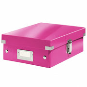 Cutie Organizer Mică Roz Click&Store 220x100x282mm - Leitz