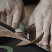 Cutter Mediu Verde Home Series cu Șină Metalică Deli