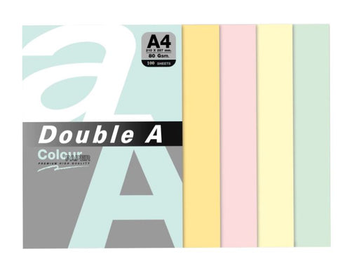Hârtie Color Copiator A4 Pastel 80g 500 Coli/Top Double A Curcubeu (5 culori)