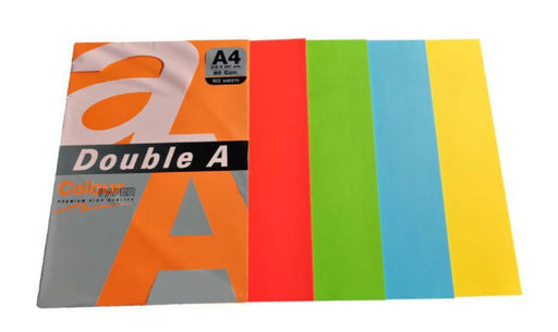 Hârtie Color Copiator A4 Intens 80g 500 Coli/Top Double A Curcubeu (5 culori)