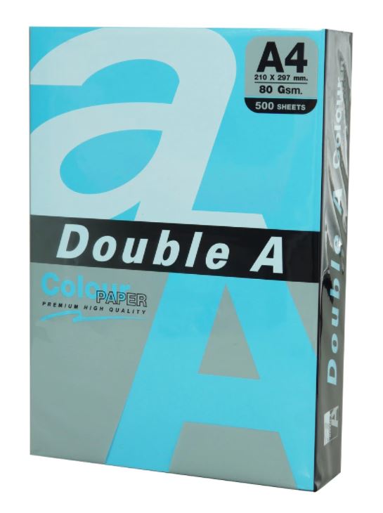 Hârtie Color Copiator A4 Intens 80g 500 Coli/Top Double A Albastru