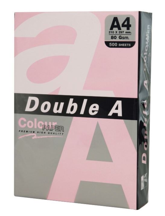 Hârtie Color Copiator A4 Pastel 80g 500 Coli/Top Double A Roz