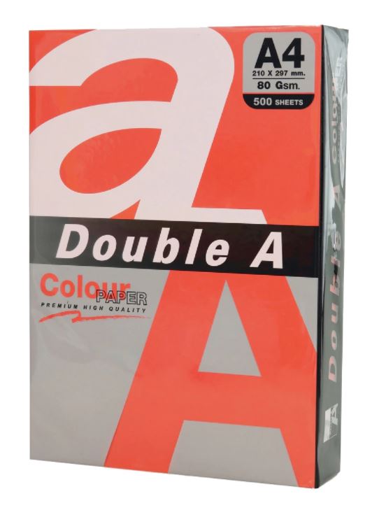 Hârtie Color Copiator A4 Intens 80g 500 Coli/Top Double A Roșu