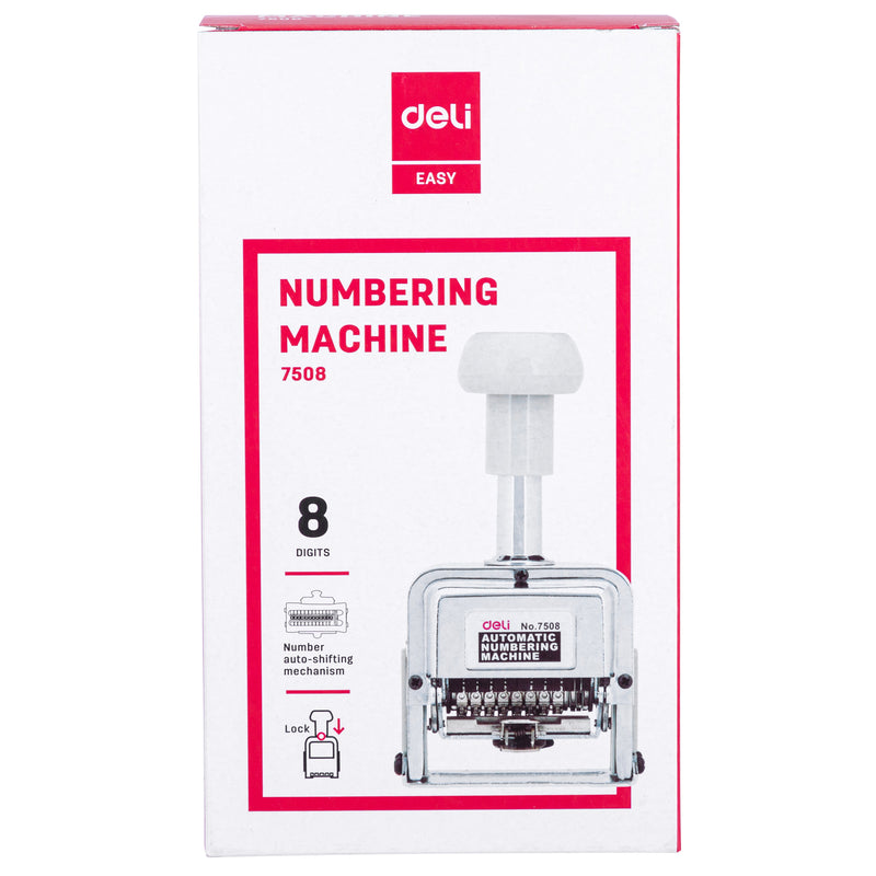 Numerotator Automat Metal 8 Caractere Deli