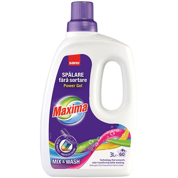 Detergent rufe lichid Sano Maxima 3 l Mix & Wash