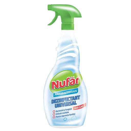 Dezinfectant suprafete Nufarul fara clor 500 ml cu pulverizator