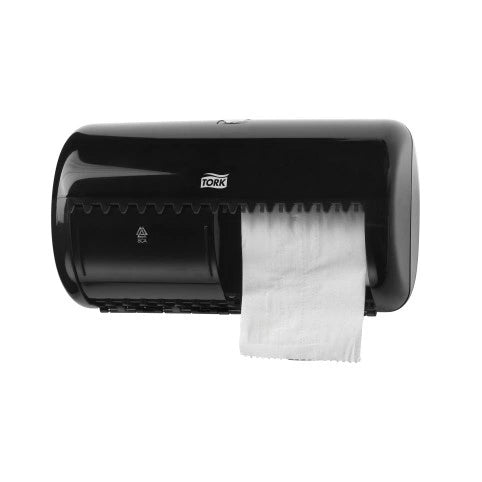 Dispenser hartie igienica 2 role Tork Elevation T4 - Negru - imagine 3