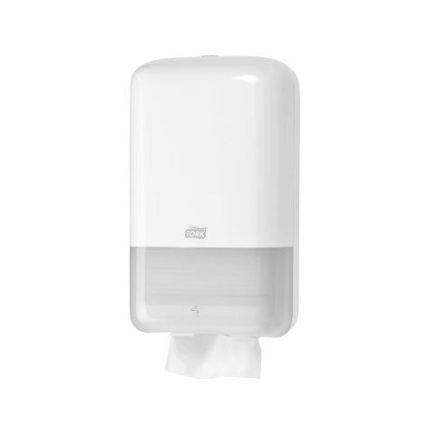 Dispenser hartie igienica intercalata Tork Elevation T3 bulk pack - Alb - imagine 1