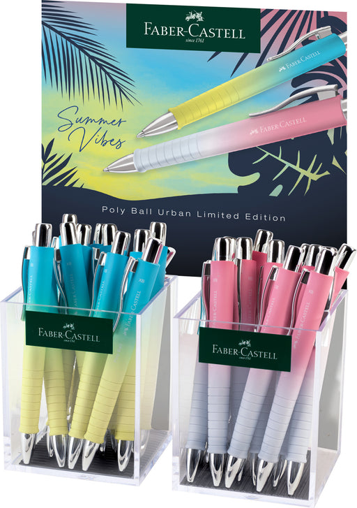 Display 24 buc Pix cu Mecanism Poly Ball Urban XB Summer 2024 Faber-Castell
