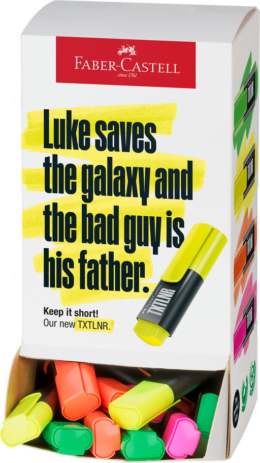 Display Textmarkere Mini Superfluorescente 60 buc Faber-Castell