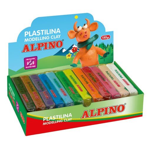 Display Plastilină Standard 12 x 150 g Alpino