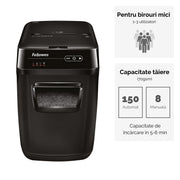 Distrugător Documente Automax 150C Cross-Cut Fellowes