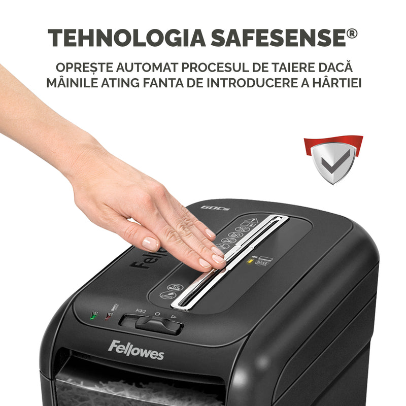 Distrugător Documente 60Cs Cross-Cut Fellowes