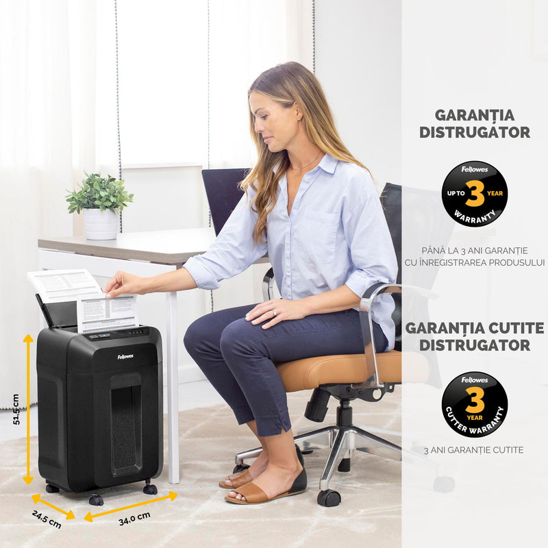 Distrugător Documente Automat 80M Mini-Cut Fellowes
