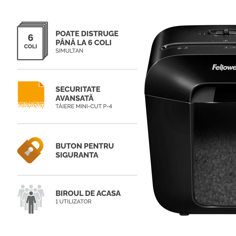 Distrugător Documente LX25M Micro-Cut Fellowes