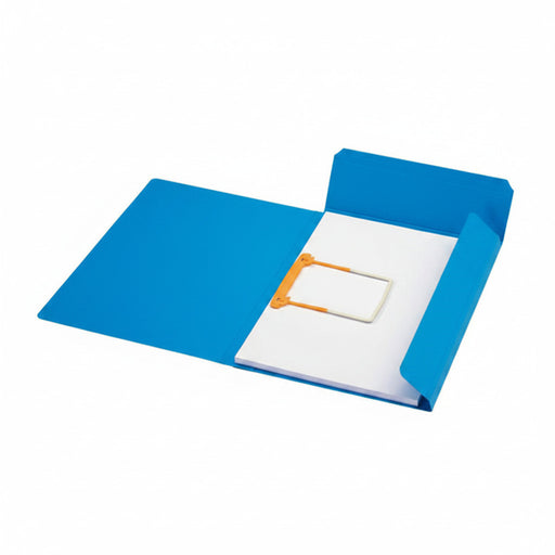 Dosar carton color cu alonjă arhivare de mare capacitate, JALEMA Secolor albastru pentru organizarea și arhivarea documentelor