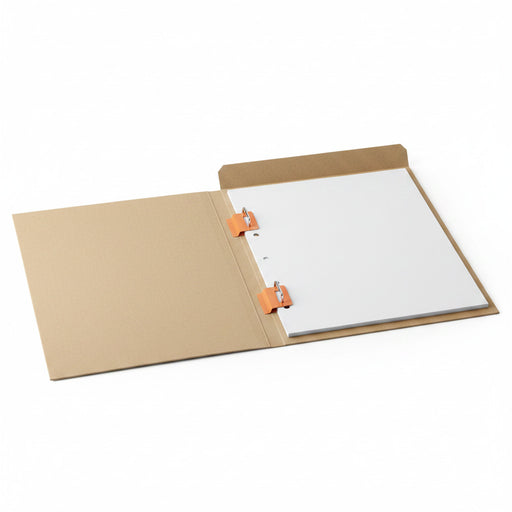 Dosar carton color cu alonjă arhivare de mare capacitate, DJOIS Secolor chamois pentru organizarea și arhivarea documentelor