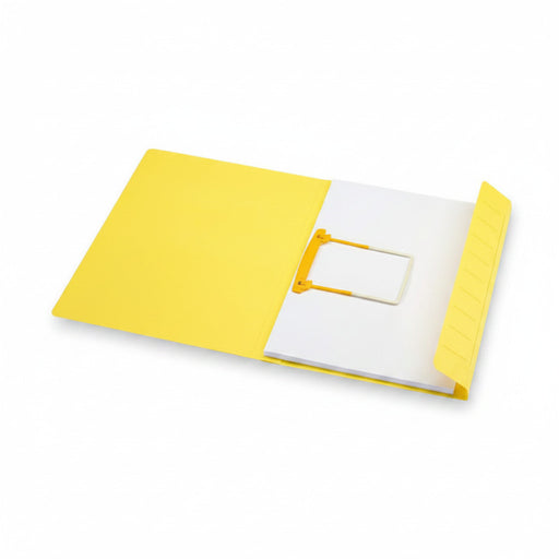 Dosar carton color cu alonjă arhivare de mare capacitate, DJOIS Secolor galben pentru organizarea și arhivarea documentelor