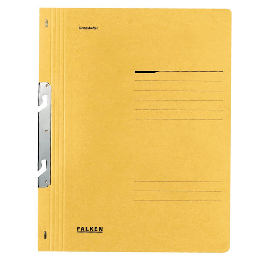 Dosar Carton Încopciat 1/1 Galben Falken/ Exacompta pentru organizarea și arhivarea documentelor