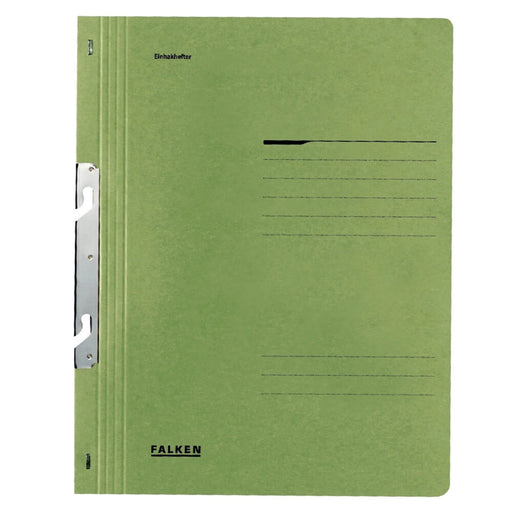 Dosar Carton Încopciat 1/1 Verde Falken/ Exacompta pentru organizarea și arhivarea documentelor