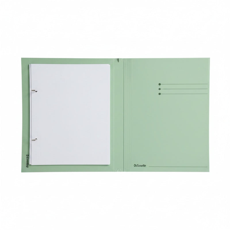 Dosar Carton Plic Verde Pal Esselte pentru organizarea și arhivarea documentelor