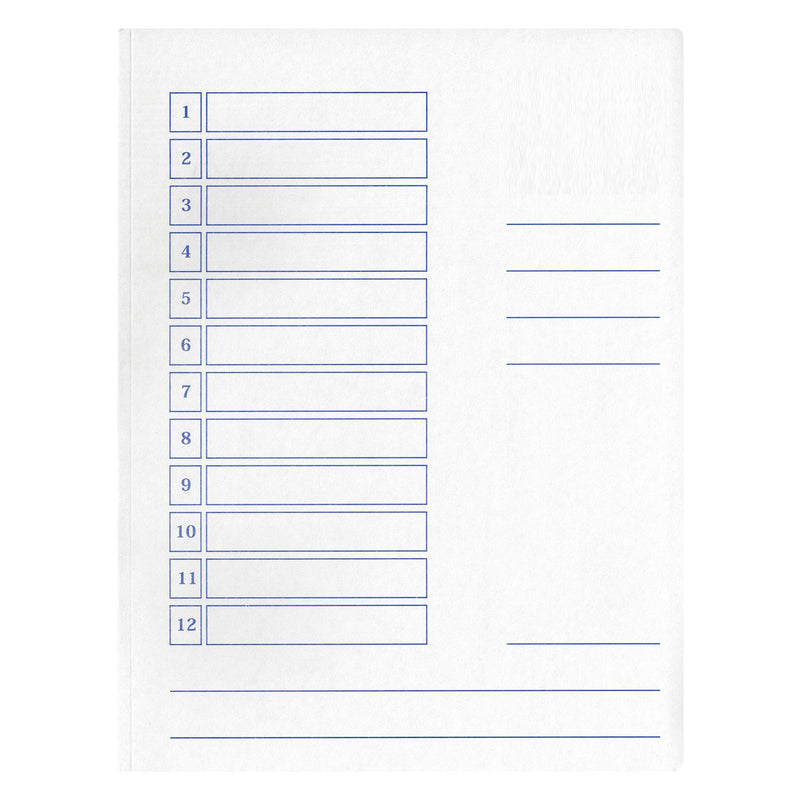 Dosar Carton Simplu Alb 100 Buc/Set Generic pentru organizarea și arhivarea documentelor