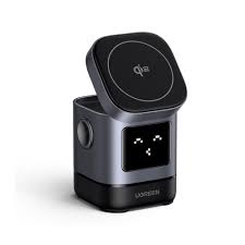 Incarcator wireless Ugreen W709 Qi 15W magnetic iPhone AirPods USB-C 1m