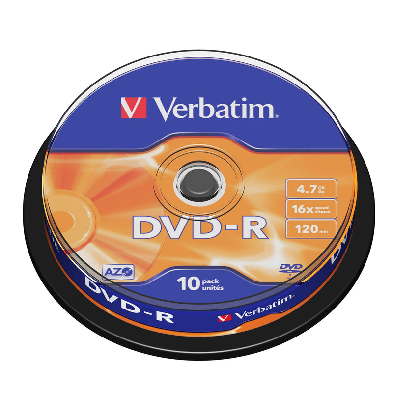DVD-R 4,7 GB 16x 10 buc Verbatim
