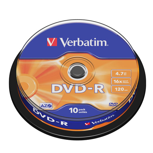 DVD-R 4,7 GB 16x 10 buc Verbatim