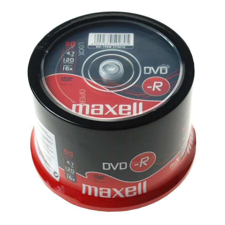 DVD-R 4,7 GB 16x Cake Box 50 buc Maxell