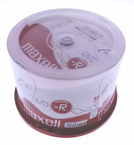 DVD-R Printabil 4,7 GB 16x Cake Box 50 buc Maxell