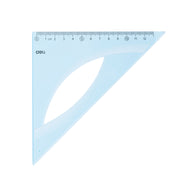 Echer 45 Grade Albastru Transparent Deli