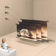 Ecran de Proiecție 160 x 92 cm Manual pe Trepied Deli
