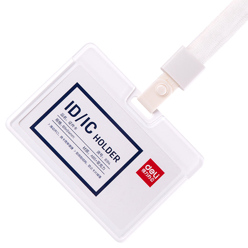 Ecuson Orizontal Rigid pentru Carduri 89 x 54 mm Deli
