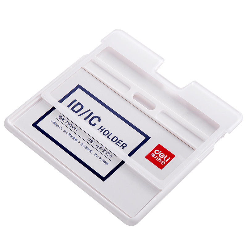 Ecuson Orizontal Rigid pentru Carduri 89 x 54 mm Deli