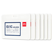 Ecuson Orizontal Rigid pentru Carduri 89 x 54 mm Deli