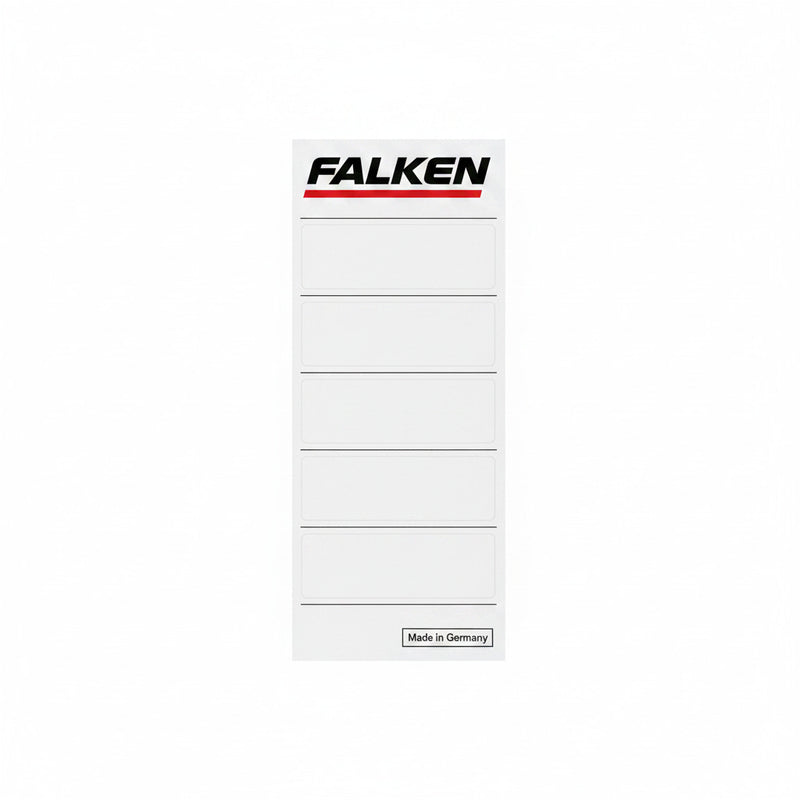 Etichete biblioraft autoadezive Falken 36x190 mm, set 10 bucăți