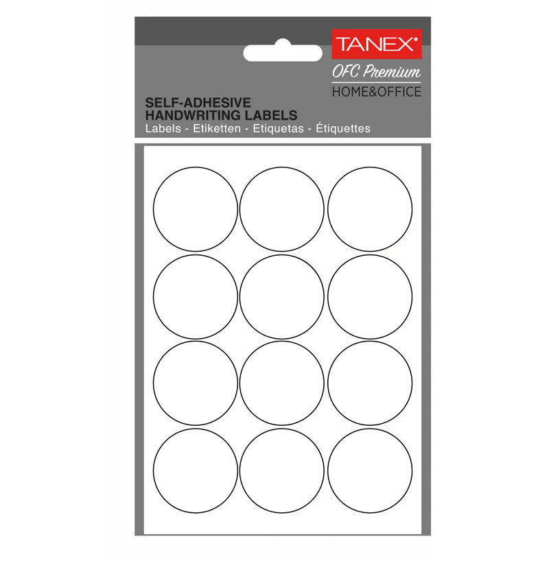 Etichete Rotunde 32 mm Albe 120 buc Tanex