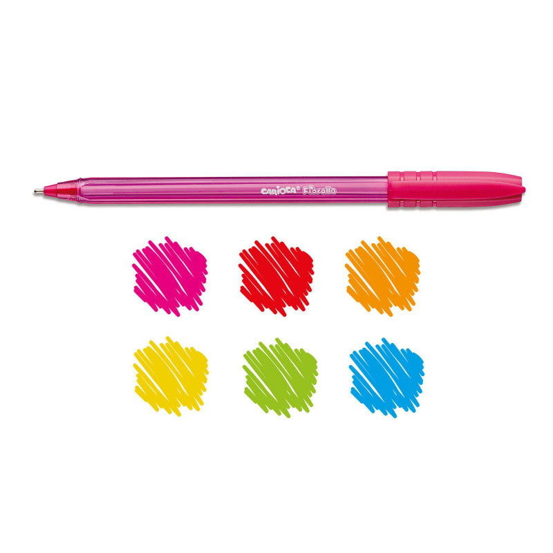 Pixuri cu Cerneală Fluorescentă Fiorella 6 buc Carioca