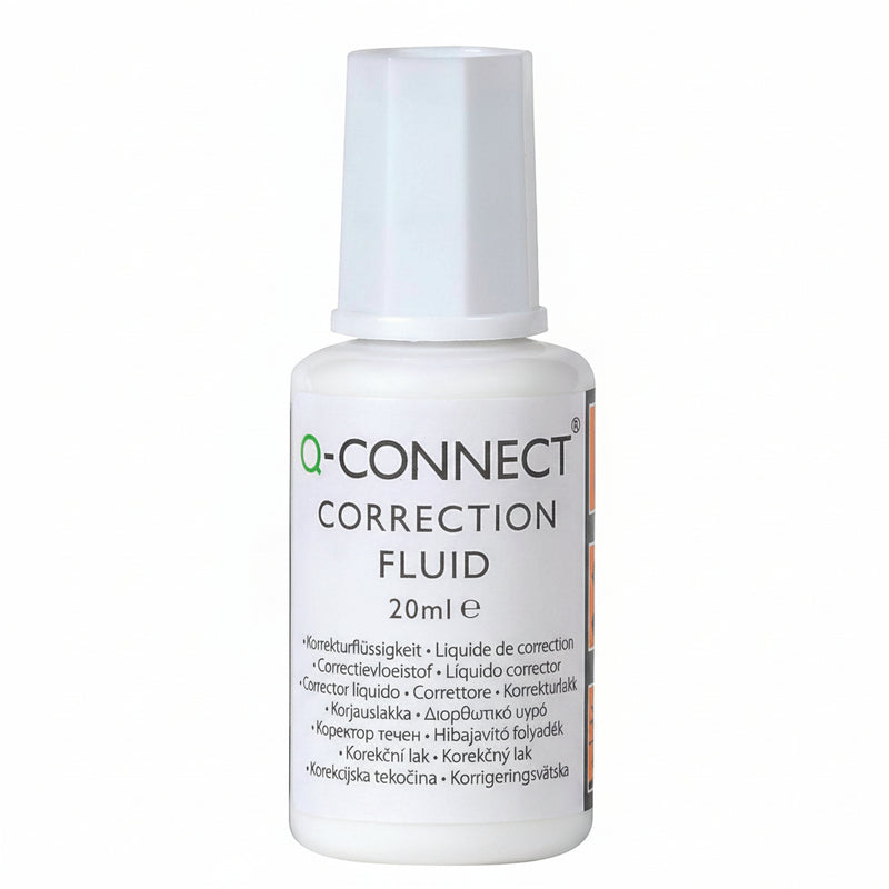 Fluid Corector cu Pensula 20 ml Q-Connect - imagine produs